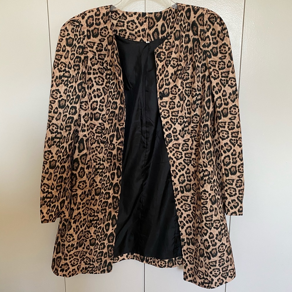 Leopard print jacket